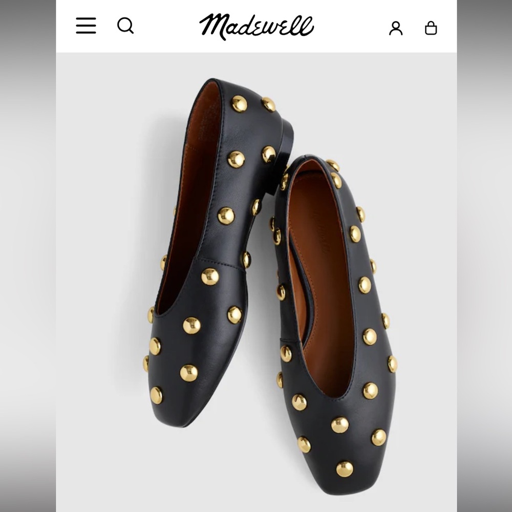 Madewell Mylie ballet flat.  Never worn. - Picture 2 of 3